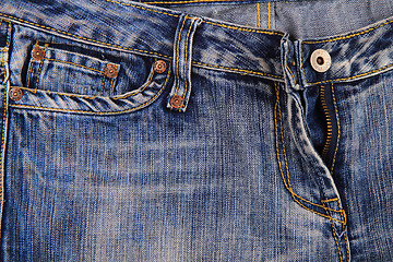 Image showing blue jeans background