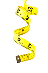 Image showing yellow measuring tape