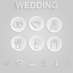 Image showing Pink background for wedding