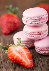 Image showing French macaroons .Dessert