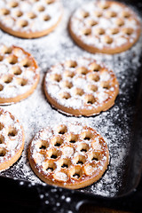 Image showing fresh homemade honey cookies 