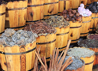 Image showing Spices and herbs on market 