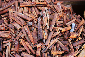 Image showing Cinnamon sticks 