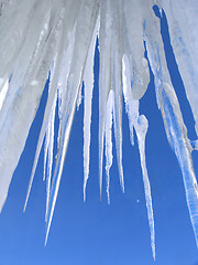 Image showing Big icicles