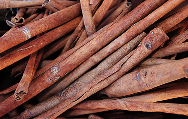 Image showing Cinnamon sticks