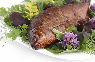 Image showing Smoked fish