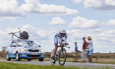 Image showing The Cyclist Mathieu Ladagnous