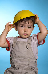 Image showing construction baby