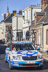 Image showing Technical Car of FDJ Procycling Team