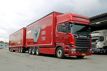 Image showing Scania R730 Euro 6 V8 Woodchip Truck