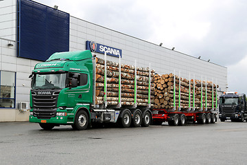 Image showing Scania R730 Euro 6 V8 Timber Truck