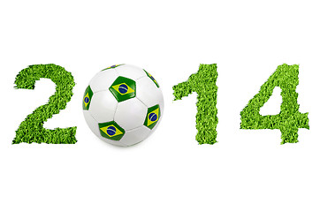 Image showing 2014 soccer ball