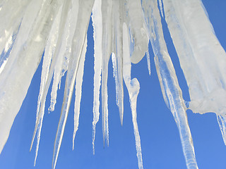 Image showing Big icicles