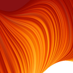 Image showing Abstract glow Twist with fire flow. EPS 8