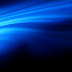 Image showing Blue smooth twist light lines background. EPS 8