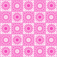 Image showing Background with abstract pink pattern