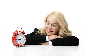 Image showing Laughing blond woman