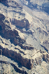 Image showing Rock walls Jebel Shams