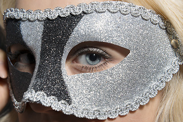 Image showing closeup mask face