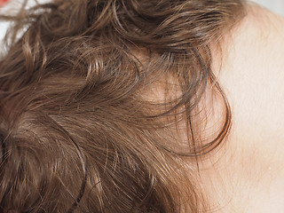 Image showing Brown hair