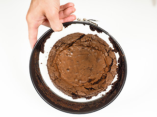 Image showing Fresh chocolate cake