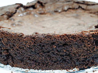 Image showing Fresh chocolate cake