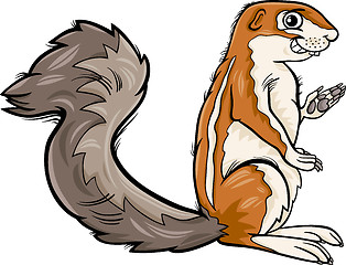 Image showing xerus animal cartoon illustration