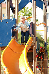 Image showing Kid at playground