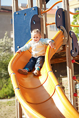 Image showing Kid at playground