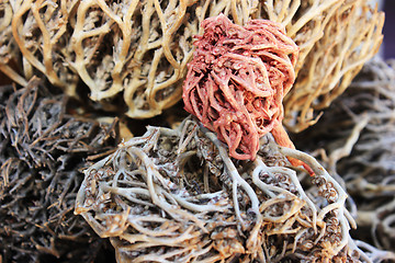 Image showing Spices and herbs on market