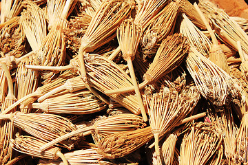 Image showing Spices and herbs on market