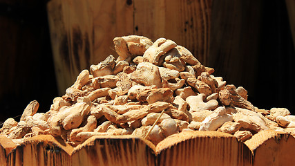 Image showing Spices and herbs on market