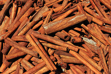 Image showing Spices and herbs on market