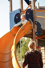 Image showing Kid at playground