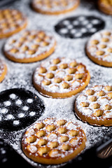 Image showing fresh homemade honey cookies