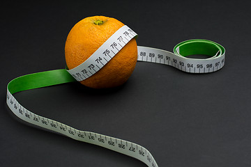 Image showing Orange with meter