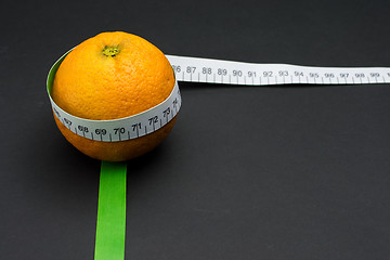 Image showing Orange with meter