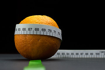 Image showing Orange with meter