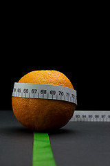 Image showing Orange with meter