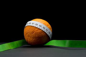 Image showing Orange with meter