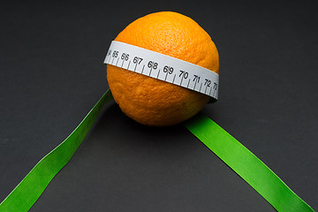 Image showing Orange with meter