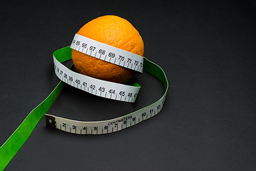 Image showing Orange with meter