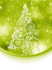 Image showing Christmas Background template. EPS 8