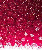 Image showing Abstract purple vector winter background. EPS 8