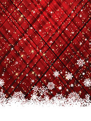 Image showing Red christmas background. EPS 8