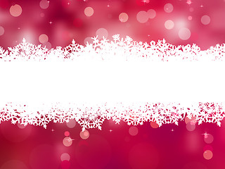 Image showing Christmas background with copyspace. EPS 8