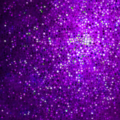 Image showing Template on purple glittering. EPS 8