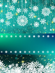 Image showing Christmas and New Year theme abstraction. EPS 8