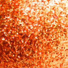 Image showing Template design on orange glittering. EPS 8