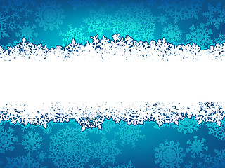 Image showing Christmas background with copyspace. EPS 8